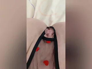 I brought my pussy to orgasm shortly I got home from college